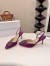 Manolo Blahnik Hangisi 70 Slingback Pumps in Fuchsia Satin