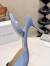 Manolo Blahnik Hangisi 70 Slingback Pumps in Light Blue Satin