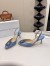 Manolo Blahnik Hangisi 70 Slingback Pumps in Light Blue Satin