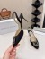 Manolo Blahnik Hangisi 70 Slingback Pumps in Black Satin
