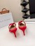 Manolo Blahnik Hangisi 70 Slingback Pumps in Red Satin