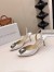 Manolo Blahnik Hangisi 70 Slingback Pumps in White Satin
