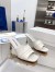 Manolo Blahnik Picoux 70mm Sandals In White Lambskin