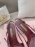 Miu Miu Slingback Pumps 55mm in Bordeaux Patent Leather with Buckles