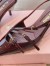 Miu Miu Slingback Pumps 55mm in Bordeaux Patent Leather with Buckles