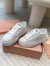 Miu Miu Women's Sneakers in White Denim