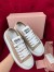 Miu Miu Women's Sneakers in Beige Fabric