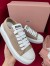 Miu Miu Women's Sneakers in Beige Fabric