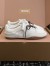 Miu Miu Gymnasium Sneakers in White Mesh and Suede 
