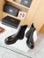 Prada Chelsea Boots in Black Leather