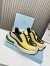 Prada Men's Sneakers in Multicolor Leather with Bike Fabric