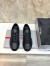 Prada Men's Sneakers in Black Leather and Nylon