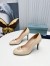 Prada Pumps 85mm In Powder Pink Patent Leather