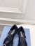 Prada Pumps 45mm in Black Canvas