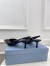 Prada Slingback Pumps 45mm in Black Patent Calfskin