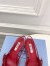 Prada Slingback Pumps 45mm in Red Patent Calfskin