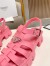 Prada Foam Sandals in Pink Rubber