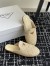 Prada Women's Crochet Mules in Natural Raffia