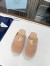 Prada Women's Slippers in Nude Velvet