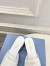 Prada Heeled Slides 35mm in White Calfskin