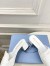 Prada Heeled Slides 35mm in White Calfskin