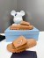 Prada Slides In Brown Soft Padded Nappa Leather