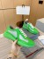 Prada America's Cup Sneakers in Green Rubber and Bike Fabric