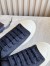 Prada Women's Sneakers in Dark Blue Fabric 