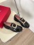 Roger Vivier Viv' Rangers Loafers In Black Patent Leather