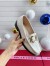 Roger Vivier Metal Buckle Morsetto Loafers in White Patent Leather