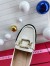 Roger Vivier Metal Buckle Morsetto Loafers in White Patent Leather