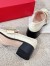 Roger Vivier Viv' Rangers Strass Buckle Loafers in White Patent Leather