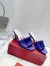 Roger Vivier Cube Strass Heel Mules in Violet Satin