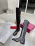 Valentino Roman Stud Over-The-Knee Boot In Black Lambskin