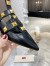 Valentino Roman Stud Ballet Flats In Black Calfskin