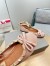 Valentino Rockstud Ballerina In Rose Cannelle Satin