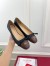 Valentino Valet Du Roi Ballet Flats in Black Lambskin