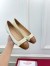 Valentino Valet Du Roi Ballet Flats in White Lambskin