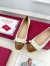 Valentino Valet Du Roi Ballet Flats in White Lambskin