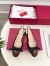 Valentino Valet Du Roi Slingback Ballet Flats in Black Lambskin