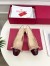 Valentino Valet Du Roi Slingback Ballet Flats in Rose Cannelle Lambskin