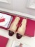 Valentino Valet Du Roi Slingback Ballet Flats in Rose Cannelle Lambskin