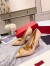 Valentino One Stud Pumps 100mm In Rose Cannelle Patent Calfskin