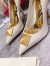 Valentino One Stud Pumps 100mm In White Patent Calfskin