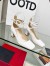 Valentino Garavani Tan-Go Pumps 60mm In White Patent Leather