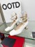 Valentino Garavani Tan-Go Pumps 60mm In White Patent Leather