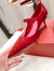 Valentino Tiptoe Pumps 50mm In Red Patent Leather