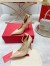 Valentino Tan-Go Pumps 100mm In Nude Patent Leather