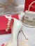 Valentino Tan-Go Pumps 100mm In White Patent Leather