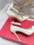 Valentino Tan-Go Pumps 100mm In White Patent Leather